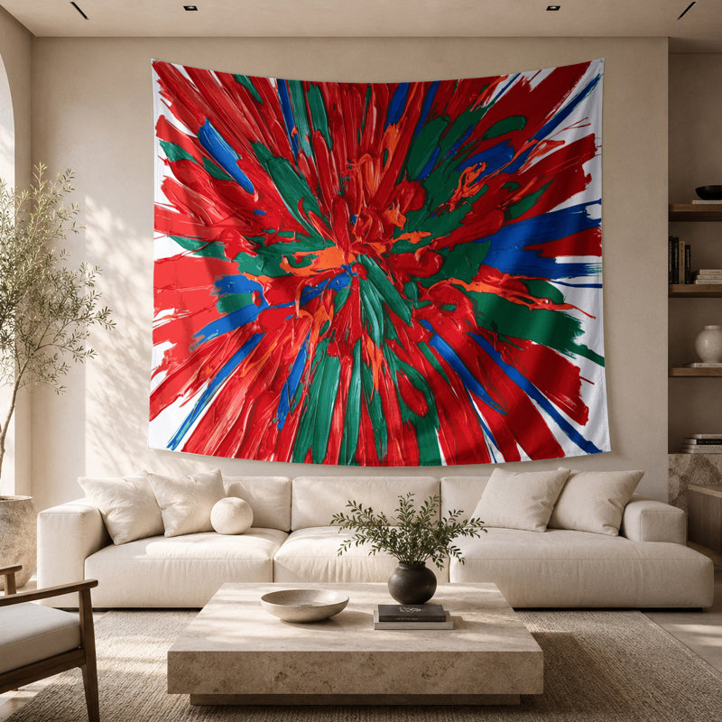 Tapisserie murale Neo Expressionism 56, 68 po x 80 po