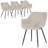 Haglund Leather Dining Chair with Powder-Coated Iron Legs Accent Side Chair Foam Padded Seat Versatile Kitchen Chair for Modern Home and Kitchen-123386569-92540963