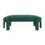 Banc rembourré en velours avec siège rembourré et rembourré de mousse-888060580