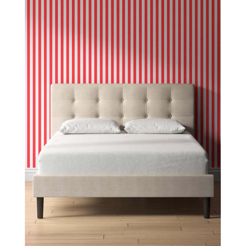 Leonard Upholstered Platform Bed, Full