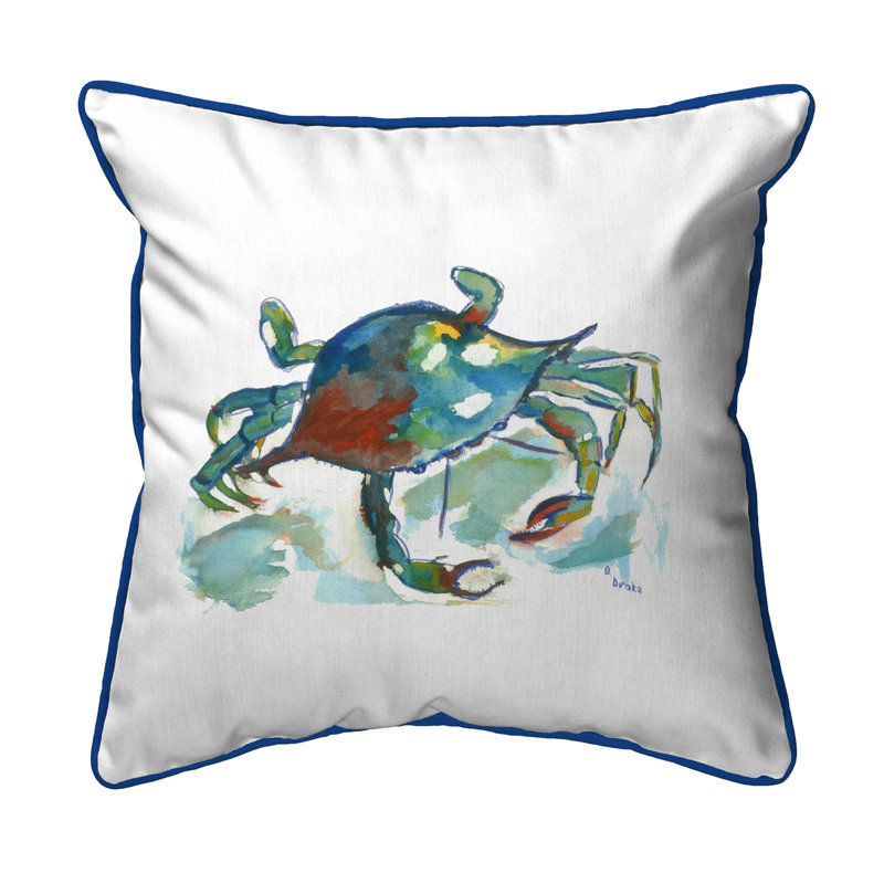Coastal Outdoor Throw Pillow