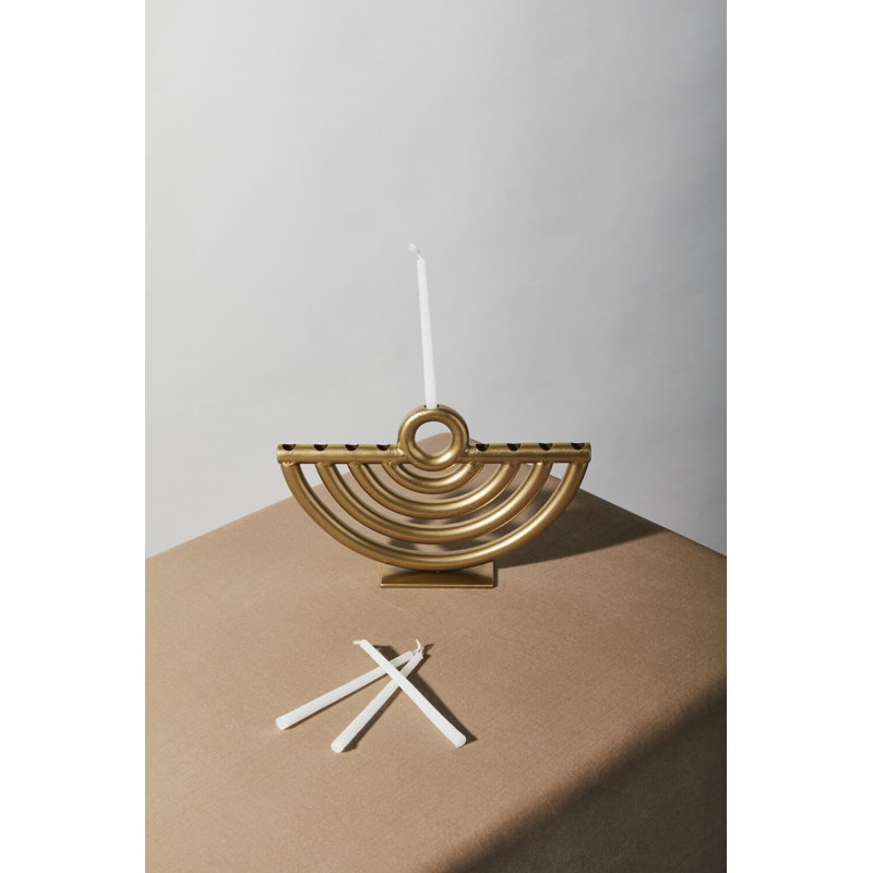 Golda Menorah 10.75"x 6.5"