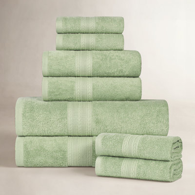 Asleigh 8-Piece Cotton Towel Set