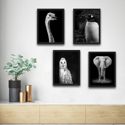 Anonymous 4 Piece Single Picture Frame Wall Art Set