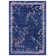 Machine Woven Dark Blue Rug