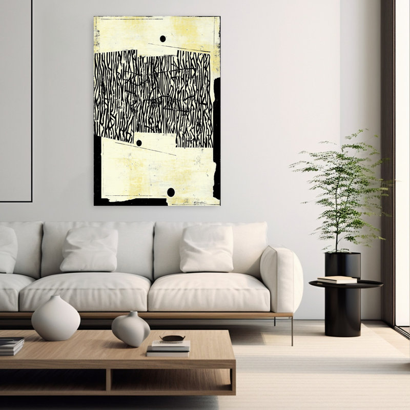 Art contemporain, art moderne abstrait, H 60 po x l 40 po