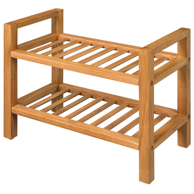 4 Pair Solid Wood Shoe Rack