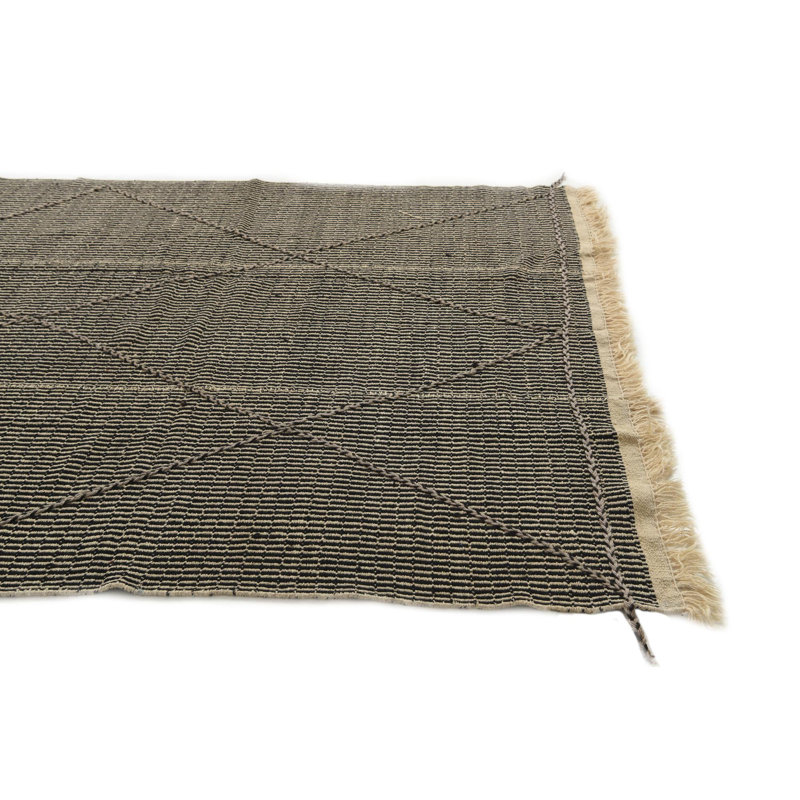 Tapis noir Noor