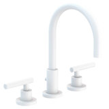 East Linear Widespread Bathroom Faucet with Drain Assembly