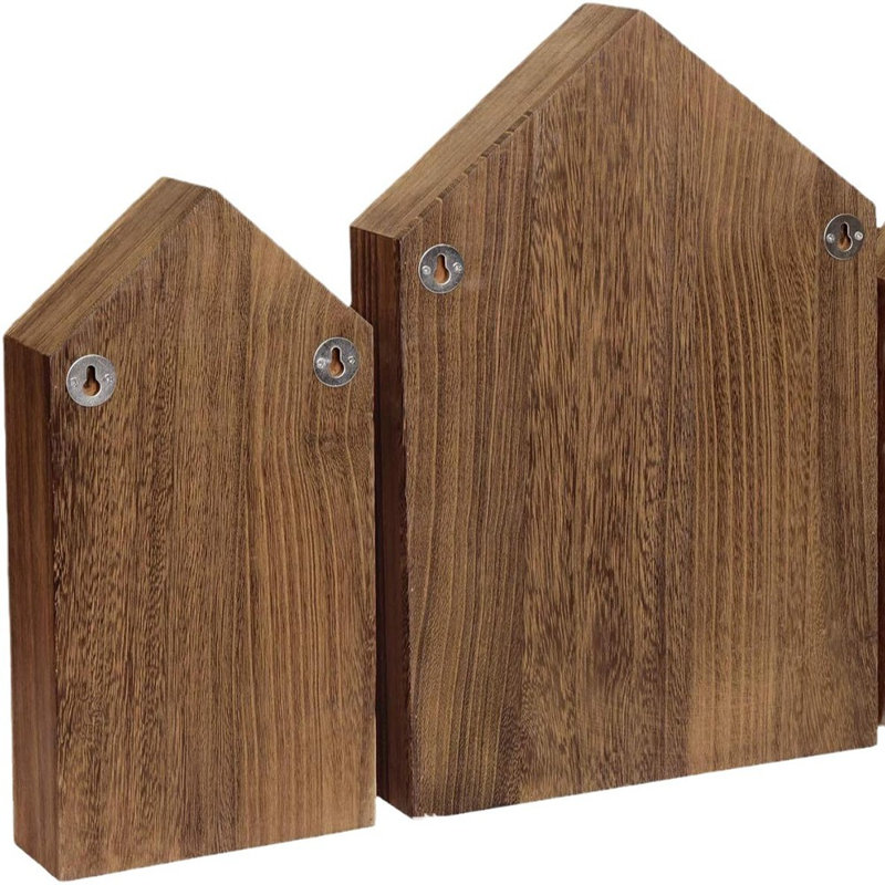 3Pcs Handmade Solid Wood Display Shelves Rack for Mini Dolls Wall Rack Holder