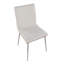 Chaise de salle à manger pivotante rembourrée avec dossier en bois Maxwell-1474831635