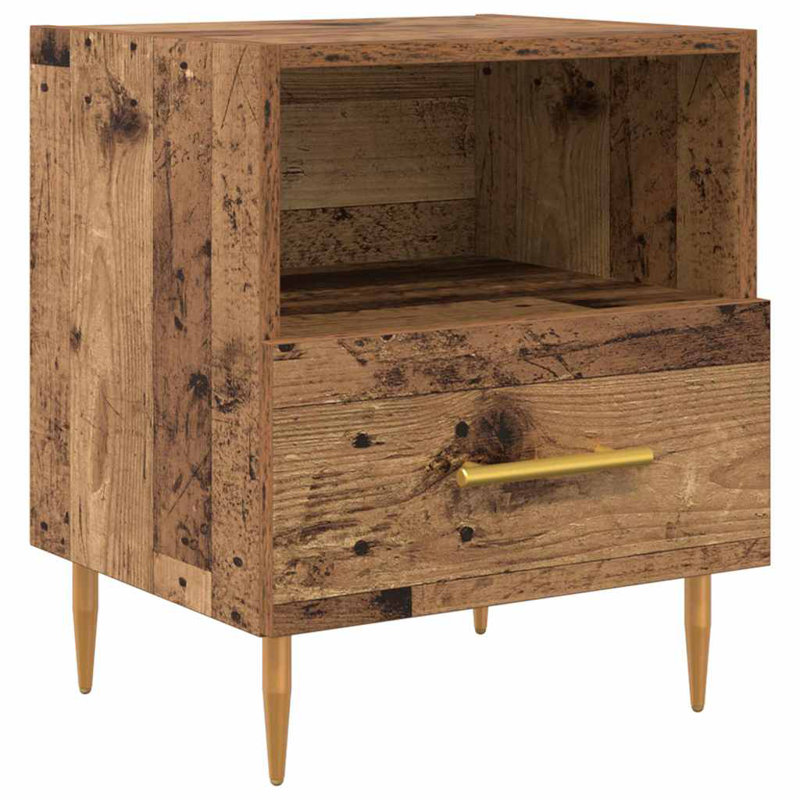 40cm W Manufactured Wood Bedside Table