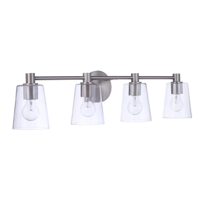 Éclairage pour meuble-lavabo à 4 lumières Boatright