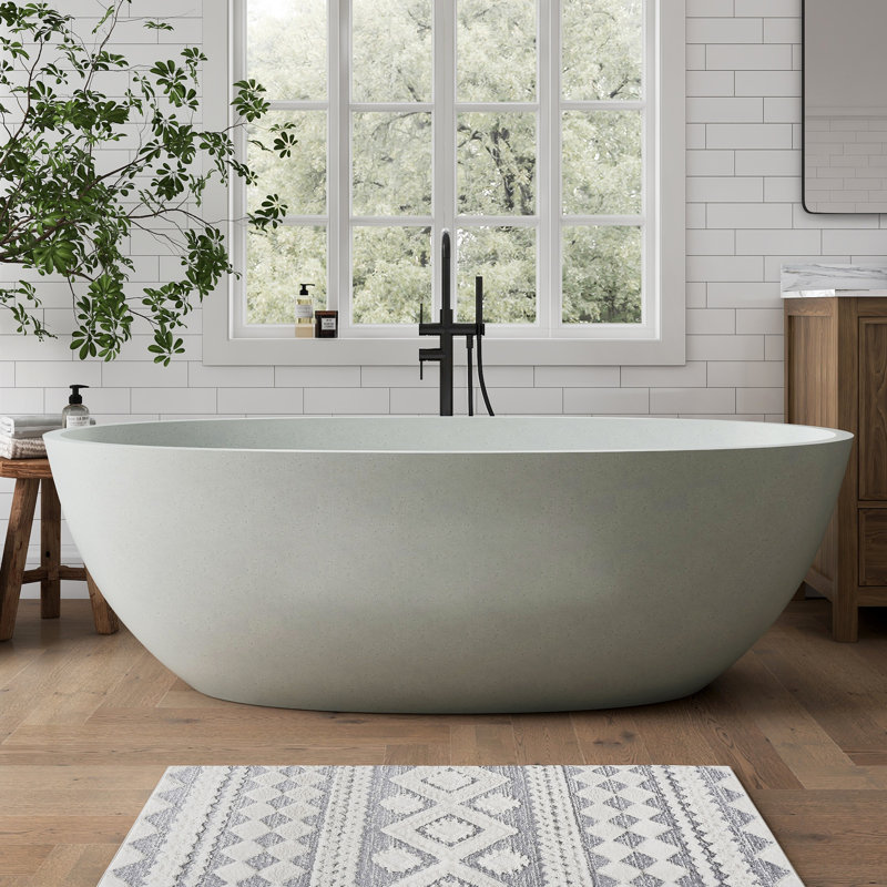 Baignoire de trempage extérieure 71 po Terrazzo