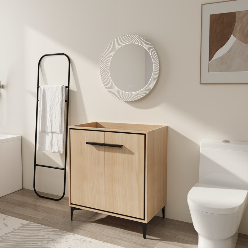 Base de meuble-lavabo moderne 30 "avec deux portes à fermeture douce