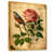 Toile avec cadre flottant or