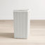 Hand Woven Plastic Laundry Hamper with Handles-34406850