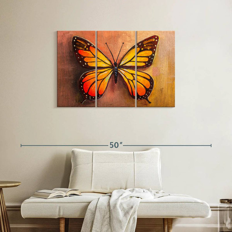 Brampt papillon simple, H 24 po x l 38 po