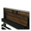 Lit plateforme tapissier double avec tête de lit, lit gigogne simple, 2 tiroirs et un ensemble de prises et ports USB, tissu en lin, gris
