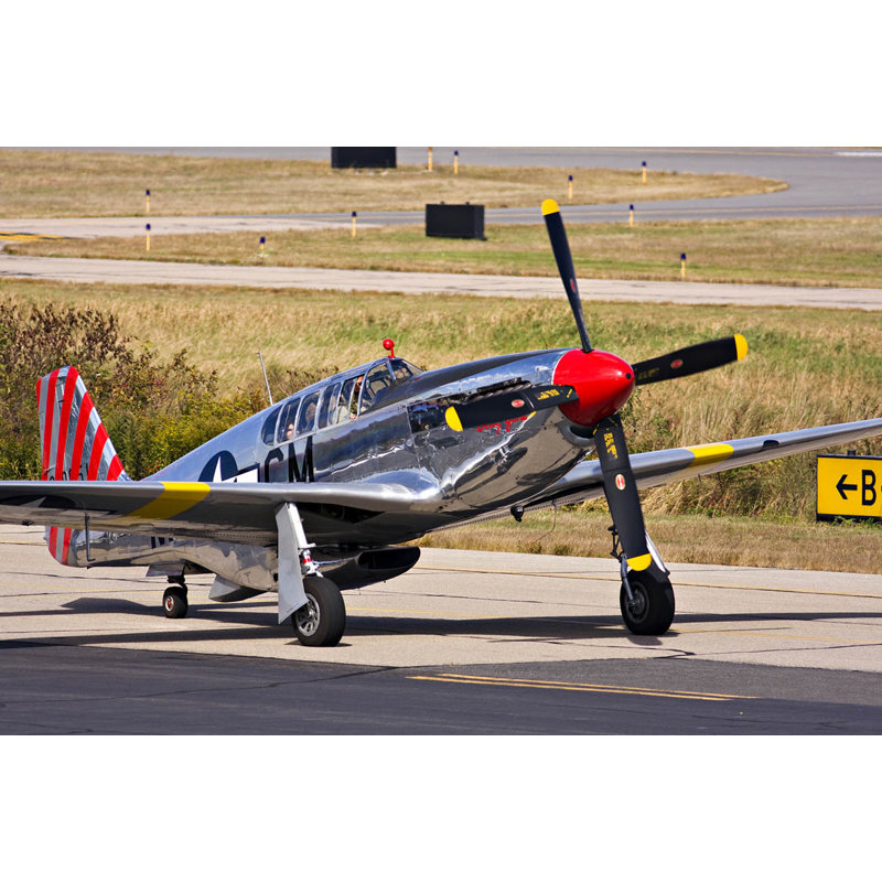 Affiche brillante Kellstrand P51 Mustang, H 40 po x l 60 po