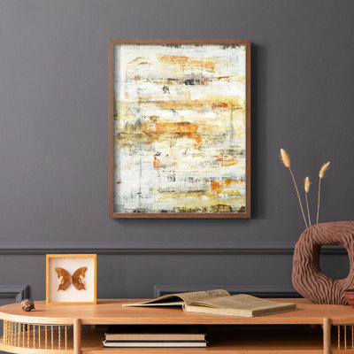 Reproduction d'art encadrée en bois massif