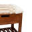 Vienna Cotton Upholstered Storage Bench-2088077413