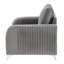 Chaise Wenona, velours gris-758375224