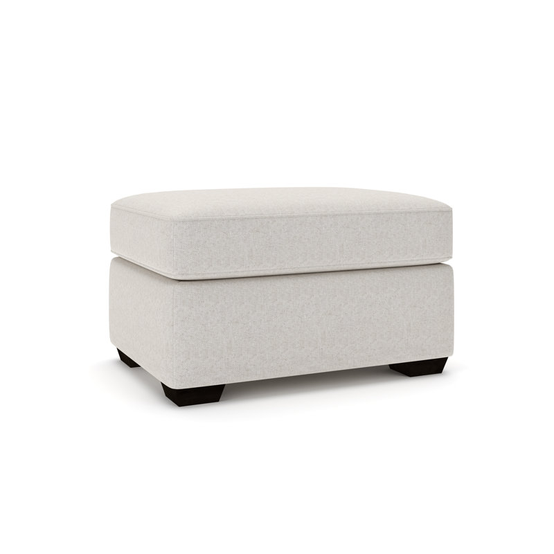 Francesca Ottoman, Macarena Gris clair Tissage de panier