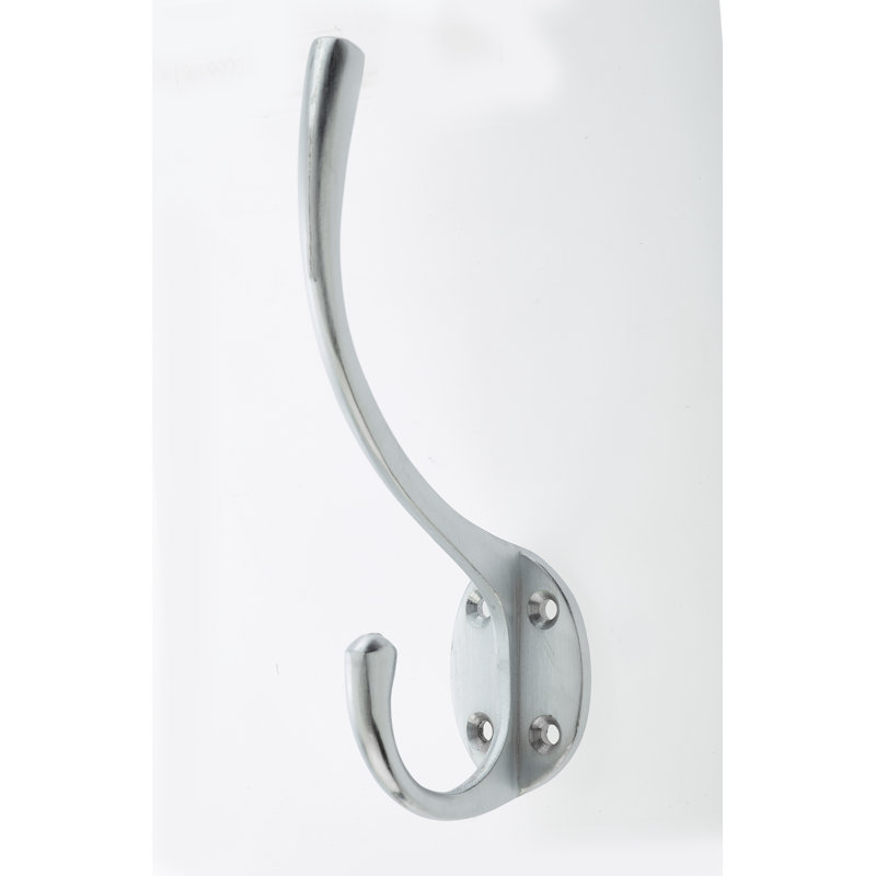 Curtin Metal Wall Wall Hook, Satin Chrome