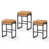 Brown Seat/ Black Frame