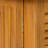 Slatted Design Outdoor Cabinet, Accent Cabinet
