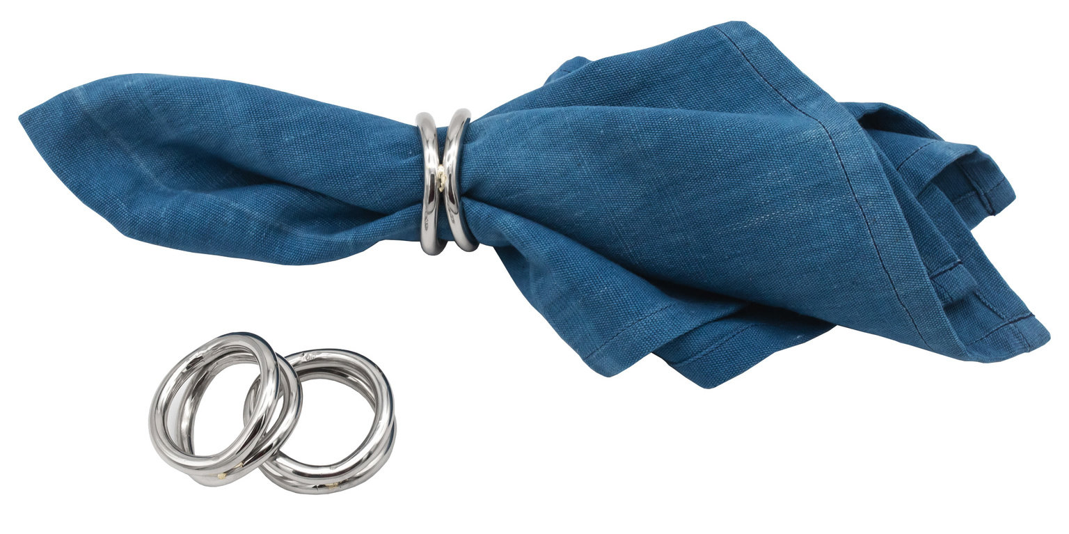 Twist Napkin Ring, Silver