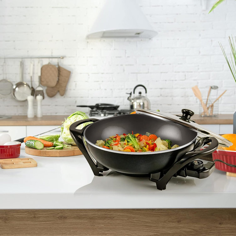 OVENTE 18 Electric Wok and Skillet & Reviews