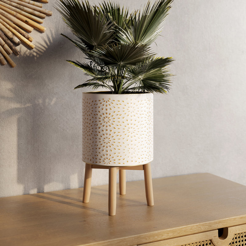 Pot à fleurs Chandra Boho, H 21,5 po x l 12 po x P 12 po