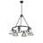 Felda 6 - Light Steel Dimmable Cone Chandelier-99998917-99998922