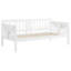 Lit de jour simple blanc avec table rabattable-1300726684