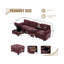 Canapé modulaire avec repose-pieds-1141307498
