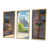 Toile naturelle avec cadre flottant