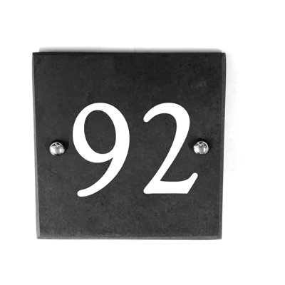 Jaxony 15cm H Slate House Number