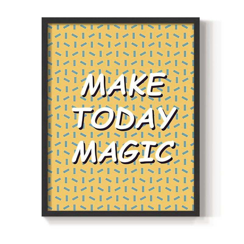 Shining Day I Framed Print - Solid Wood, Black, 21" H x 17" W