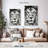 Brampt Monochrome Lion Head-108255003