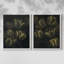 Impression encadrée de tulipes dorées I-Premium - prêt à être accroché - aucun clou requis - aucun clou requis-760182564-760182567