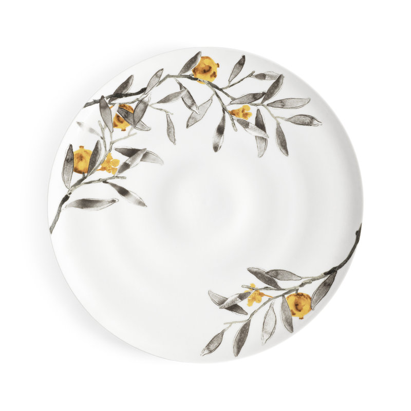 Pomegranate Handmade Porcelain Dinner Plate