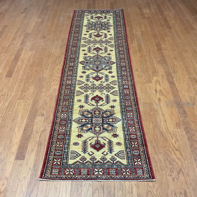  Handmade Super Kazak Wool Runner