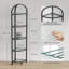 Roddrick 158cm H x 28cm W Metal Corner Bookcase