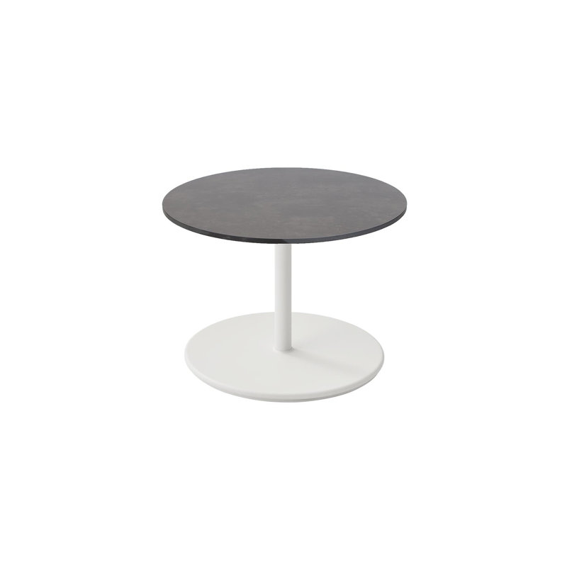 Outdoor Round, Lava Gray/Dark Gray, 27.6" W x 27.6" L x 17.79" H