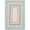 Tapis tressé intérieur / extérieur beige / bleu clair 322