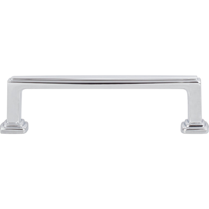 Richard Bar Pull, Polished Chrome, 3 3/4"