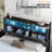 Tryston Bed Frame With Bookcase Headboard-1734586750-1734586745