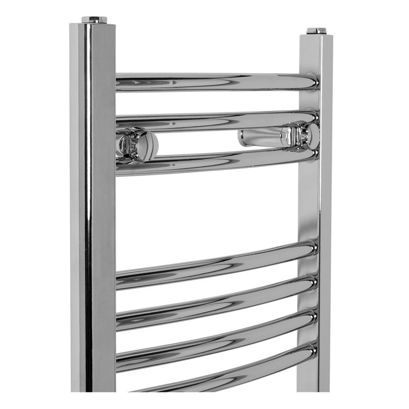 Shirey Curved Towel Rail Heated Towel Rails, 70cm H x 40cm W x 3cm D